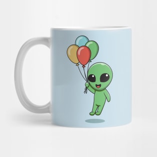 Alien Balloon ride Mug